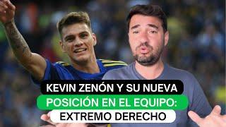 Kevin Zenón y su nueva posición en el equipo: extremo derecho