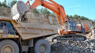 New Hitachi EX1200 Loading Cat 777's (Walters Group)