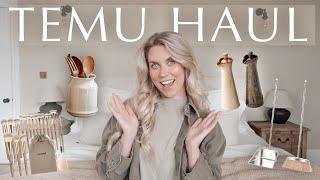 HUGE TEMU HAUL 2025  what I got vs what I ordered! aesthetic home decor storage solutions & MORE!