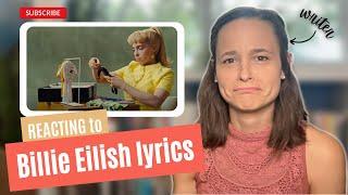 Writer REACTS to Billie Eilish lyrics | What Was I Made For | Billie Eilish music reaction