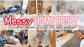 *NEW* WHOLE HOUSE CLEAN WITH ME + DECLUTTER + RESET // CLEANING MOTIVATION