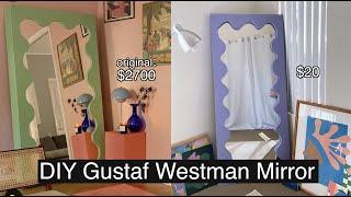 Gustaf Westman Curvy Mirror DIY under budget!