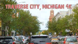 A Beautiful Tourist Town That's Booming: Traverse City, Michigan 4K.