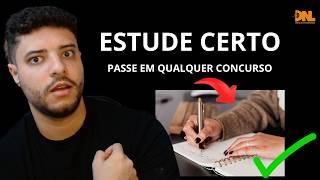 Passe em QUALQUER Concurso Público: Estudo Estratégico