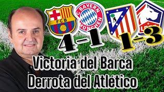 juanma rodríguez; Gran victoria del Barça y derrota del Atlético Tertulia el primer palo