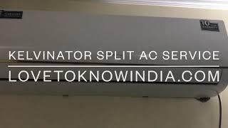 Split AC service cleaning Kelvinator Split AC