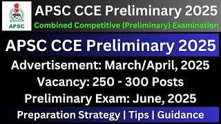 APSC CCE Preliminary 2024-25