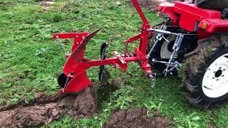 Charrue pour micro tracteur - Labour dans le potager