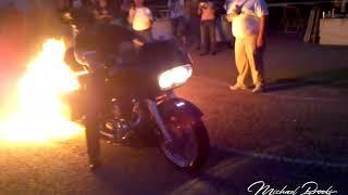 FIRE BREATHING MOTORCYCLE - MICHAEL BROOKS PHOTOGRAPHY - Harley Davidson Bike and Bikini Competition