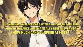 I Have a Black Card with a Limit of One Trillion, And the Balance Automatically Resets Every Day