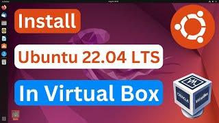 How to Download & Install Ubuntu Os 22.04.3 LTS on VirtualBox in Windows 10 | How to Install Ubuntu