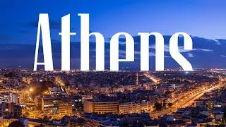 3 Hours of Calm Night Walks in Athens, Greece | Earth Sound Walks