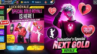 Valentine Special Gold Royale | Free Fire New Event | Ff New Event Today | Upcoming New Event Ff