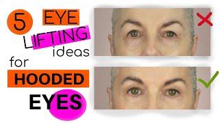 Non-invasive “lift” for mature hooded eyes -  5 ideas for a more open and radiant look!