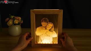 Pic2Lamp Custom Wooden Photo Frame LED Lamp Review