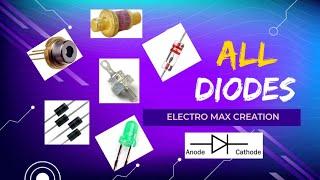 Types of diodes | different types of diodes with electro max creation