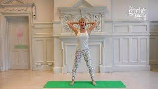 Good Morning Pilates Routine! 10 Minute Standing Pilates to improve posture.| No Equipment Needed