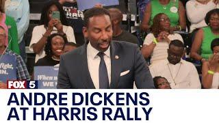 Andre Dickens 'ready to make history again' at Kamala Harris Atlanta rally | FOX 5 News