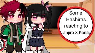 •|| Some hashiras reacting to Tanjiro X Kanao || Gacha Club ||•