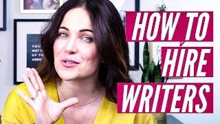 How To Hire A Freelance Writer or Copywriter