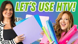 Cricut's MOST POPULAR Material  | How To Use HTV With Your Cricut!