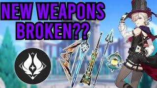 All *NEW* Weapons Coming To Genshin Impact 4.0 | Genshin Impact All New Fontaine Weapons