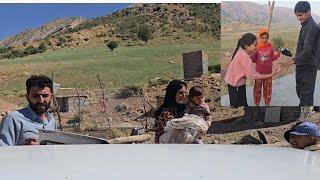 An engineer brought a nomadic woman to the cave of the late Fatima to live.