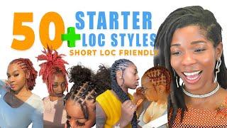 Over 50 Starter Loc RETWIST Styles | Short Loc Styles Friendly