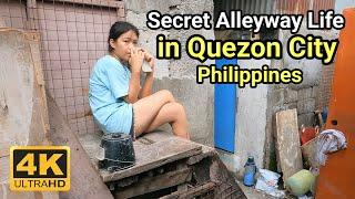 Discover Secret Life in Quezon City | Ultimate Walk Super Ultra Alleyway in Fairview Philippines[4K]