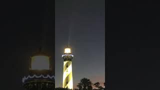 Lighthouse and a sunrise light the sky in St. Augustine #sunrise #lighthouse #staugustine