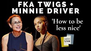 FKA Twigs & Minnie Driver read letters from the Ask Polly column about the secret fury of nice women
