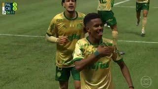 Estevão vs Criciúma (1 Goal) | Messinho has EQUALLED Neymar’s G/A in the Brasileirão at 17 Year Old