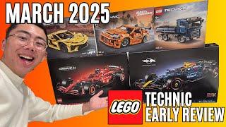 LEGO Technic March 2025: Detailed Early Full Wave Mega Review!