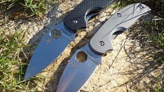 Spyderco Sage 1 and Sage 2