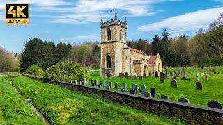 Gentle Village Walk in the Heart of the Wolds | BRANTINGHAM, ENGLAND.