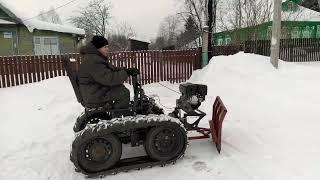 Самодельный гусеничный трактор обзор, тест драйв