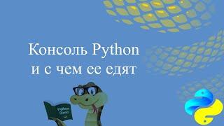 Консоль Python и с чем её едят