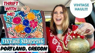 VINTAGE SHOPPING IN PORTLAND | Thrift With Me | Shop With Me At One Of Portland's Top Vintage Malls!