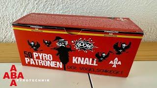 ABA Pyro Knallpatronen | 15mm ABA Vogelschreck | Leuchtspur Gold