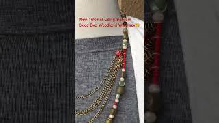 Boho Layered Necklace Tutorial Using Bargain Bead Box Woodland Whimsey #jewelry #shorts #short