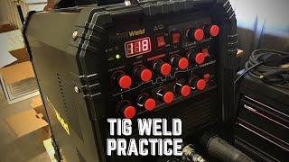 TIG Welding Practice with the Prime Weld TIG 225X AC-DC TIG Welder