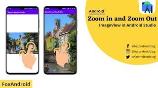 How to Zoom Imageview in Android Studio | ImageView Zoom in Zoom Out | Android Studio Tutorial