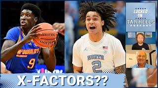 UNC X-Factors...Elliot Cadeau's shooting? Drake Powell's versatility? | Rebounding without Bacot?