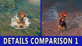 Zelda Breath of The Wild VS Horizon Zero Dawn | Details Comparison 1