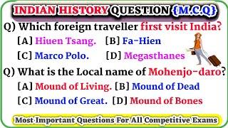 Important Question On Indian History l Indian History GK In English l GK Quiz On Indian History l