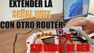 Ampliar la Señal WIFI con otro Router Sin Cables | Configurar Router tp link como extensor de rango