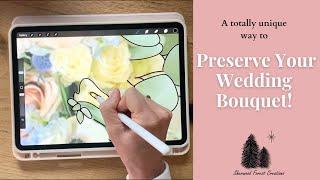 Preserve your wedding bouquet in thread!