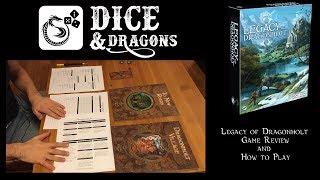 Dice and Dragons - Legacy of Dragonholt Review and How to Play