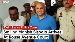 Former Delhi Deputy CM Manish Sisodia Brought To Rouse Avenue Court In New Delhi