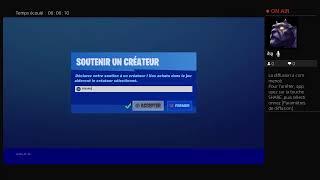 Live fortnite vener jouer code hikalex